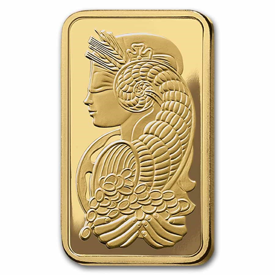 24K 5 Gram PAMP Suisse Fortuna Veriscan Gold Bar (New w/ Assay)